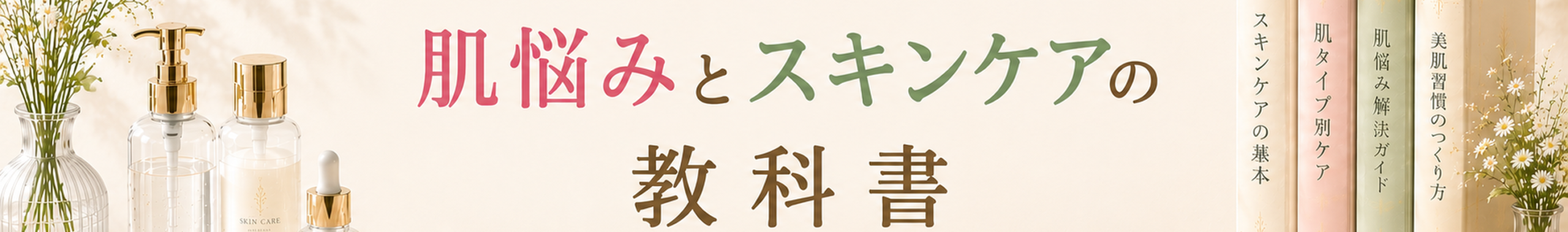 肌悩みとスキンケアの教科書