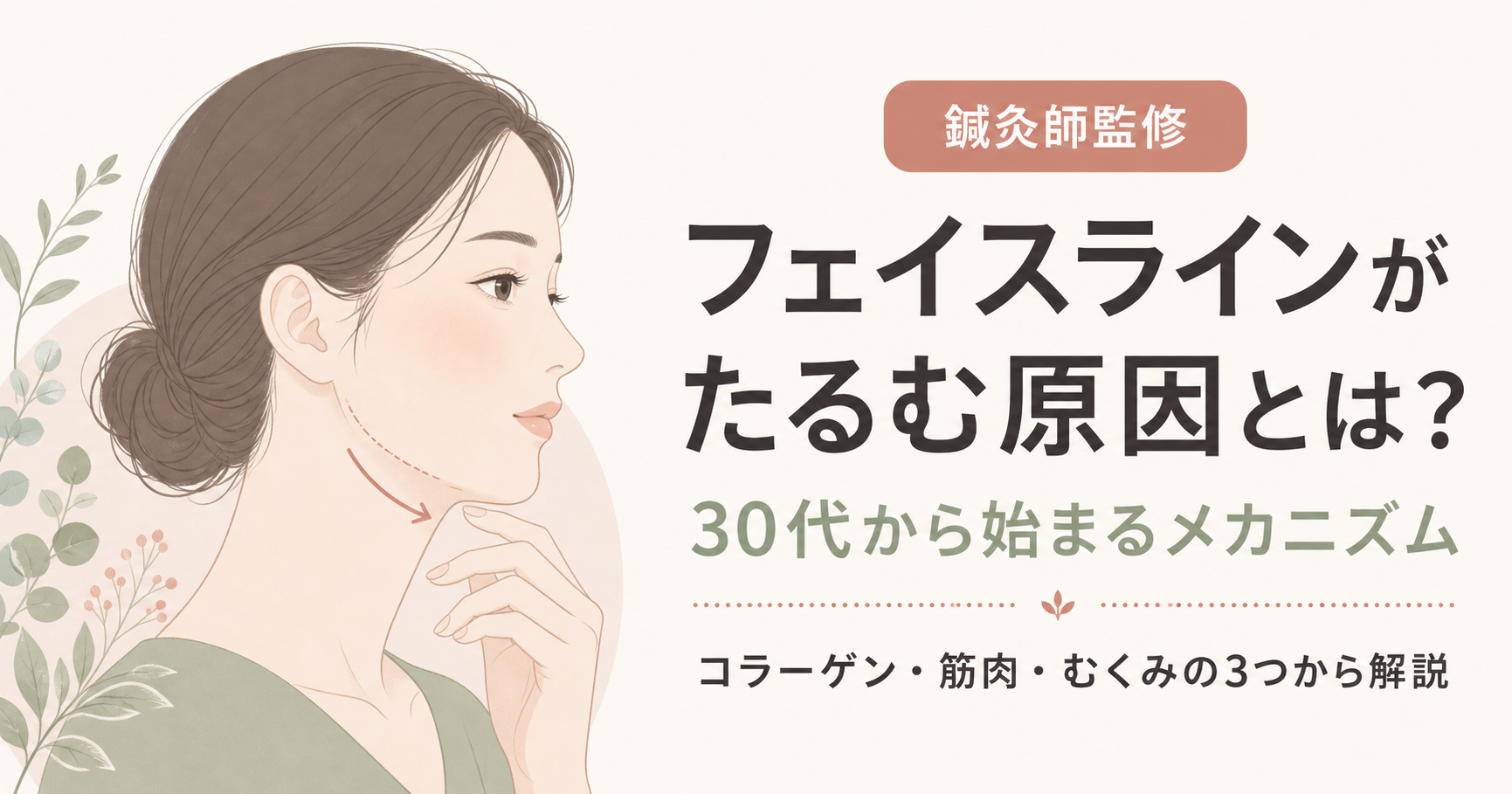 記事08_フェイスライン-たるみ-原因